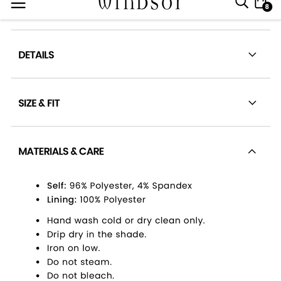 Windsor Black Sequin Strapless Kaia Gown - Picture 8 of 8